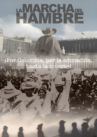 La Marcha Del Hambre Afiche large